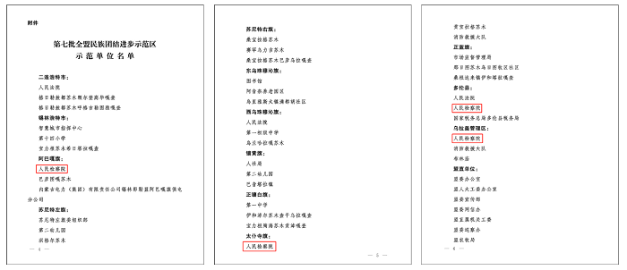 喜报 | 锡盟检察机关四家单位获评“第七批全盟民族团结进步示范区示范单位”
